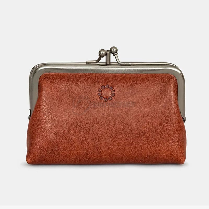 Жіночий шкіряний гаманець з ретро-застібкою Yoshi Y1328 Brown (Y1328 17 8)