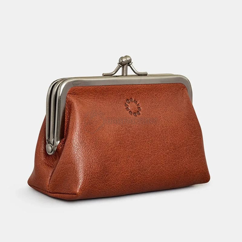 Жіночий шкіряний гаманець з ретро-застібкою Yoshi Y1328 Brown (Y1328 17 8)