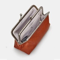 Жіночий шкіряний гаманець з ретро-застібкою Yoshi Y1328 Brown (Y1328 17 8)