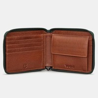 Гаманець чоловічий шкіряний Yoshi Y2046 17 Green/Brown (Y2046 17 16)