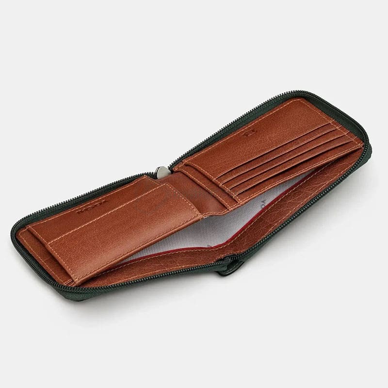 Гаманець чоловічий шкіряний Yoshi Y2046 17 Green/Brown (Y2046 17 16)