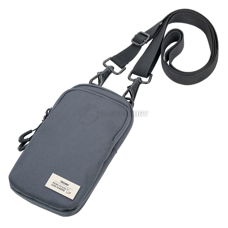 Сумка для смартфона Troika Blue Cycle Smartbag сірий (BCO68/GY)