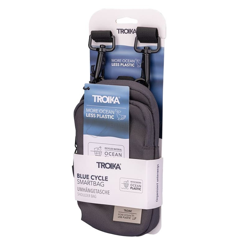 Сумка для смартфона Troika Blue Cycle Smartbag сірий (BCO68/GY)