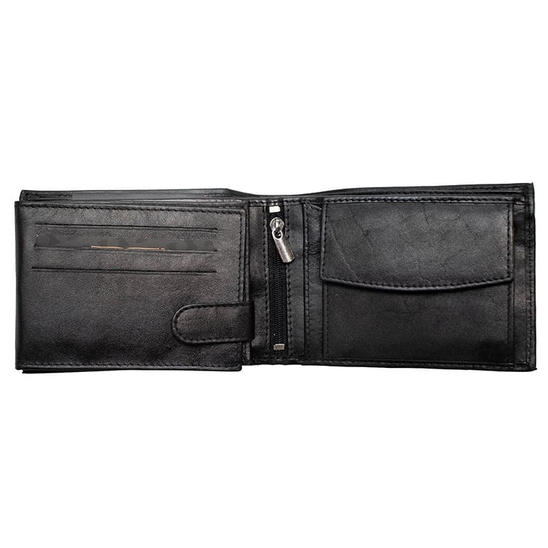 Портмоне чоловіче шкіряне Semi Line RFID Black (DAS303168)