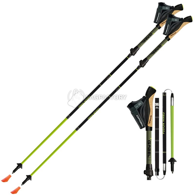 Палиці для скандинавської ходьби Gabel Fusion Wired 37-130 см (DAS303326)