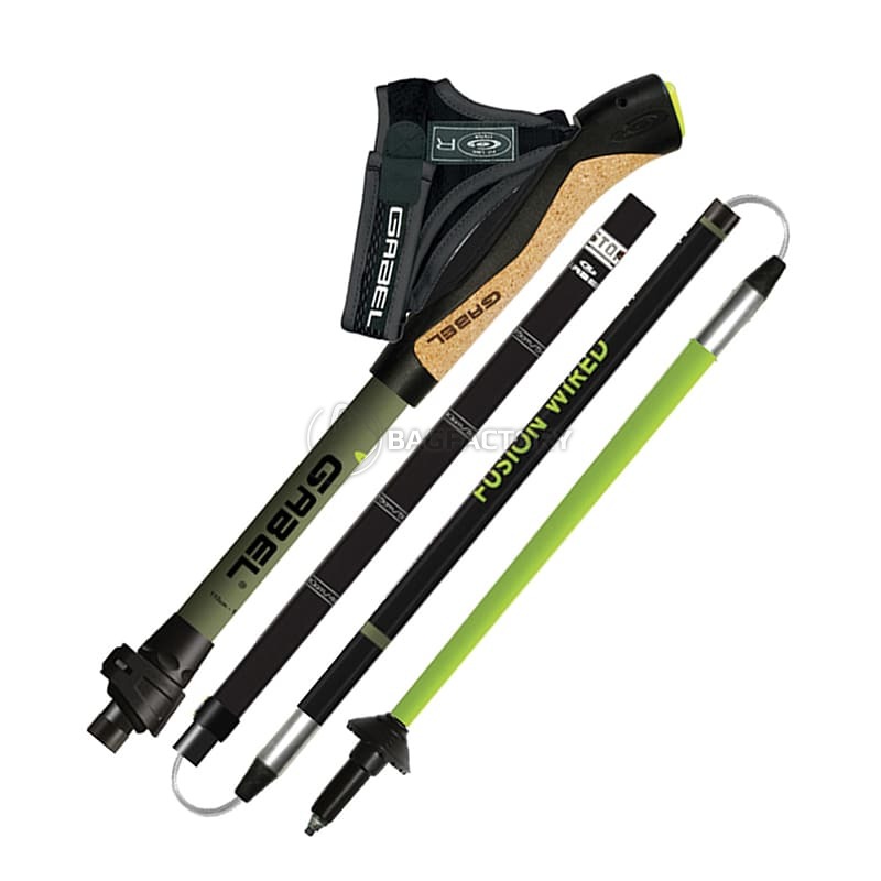 Палиці для скандинавської ходьби Gabel Fusion Wired 37-130 см (DAS303326)