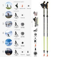 Палиці для скандинавської ходьби Gabel Fusion Wired 37-130 см (DAS303326)