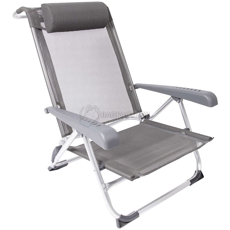 Крісло розкладне Bo-Camp Saint-Tropez Grey (DAS303395)