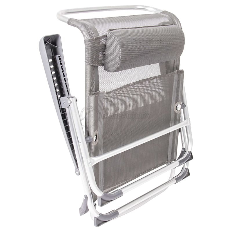 Крісло розкладне Bo-Camp Saint-Tropez Grey (DAS303395)