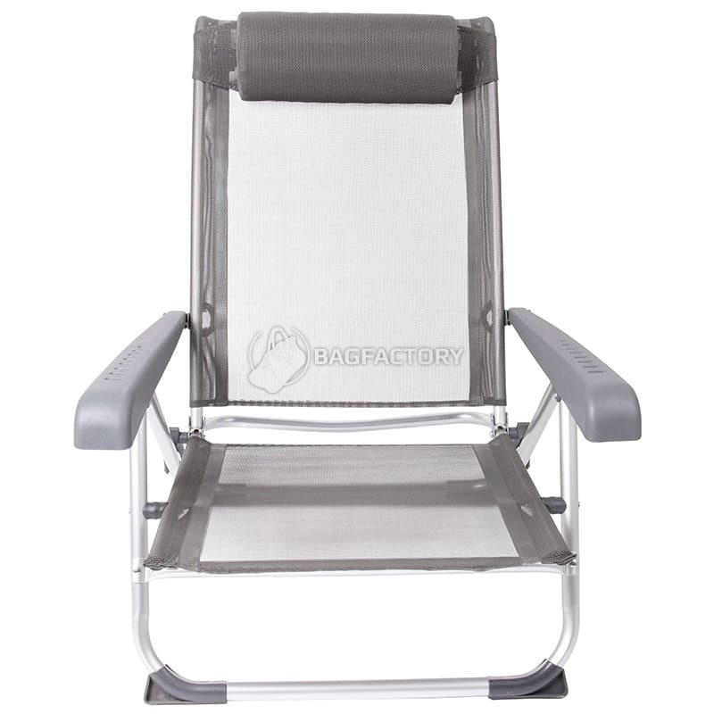 Крісло розкладне Bo-Camp Saint-Tropez Grey (DAS303395)