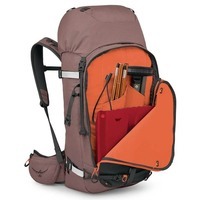 Туристичний рюкзак лижний Osprey Sopris 45 magma brown/raven black (009.4098)
