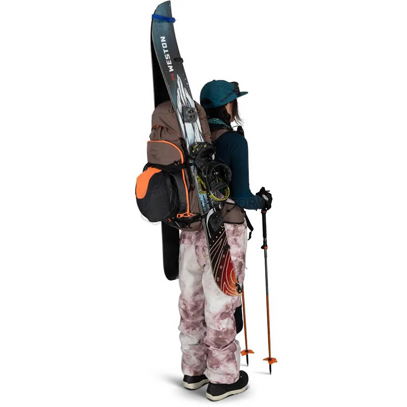 Туристичний рюкзак лижний Osprey Sopris 45 magma brown/raven black (009.4098)