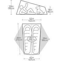 Намет двомісний Big Agnes Tiger Wall UL2 mercury/evening primrose (021.0284)