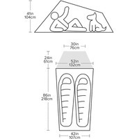 Намет двомісний Big Agnes C Bar 2 vetiver (021.0073)
