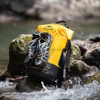 Туристичний рюкзак водонепроникний Naturehike NH21FSB04, 40л бежевий (6927595788264)