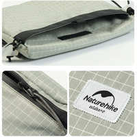 Сумка через плече Naturehike NH20BB204, 3л світло-сірий (6927595772379)