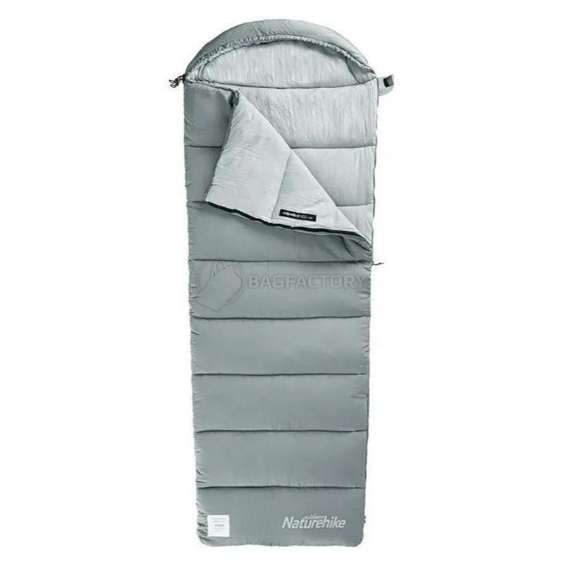 Спальний мішок Naturehike M400 CNK2350WS023 (1°C) лівий сірий 220 см (6927595776049)
