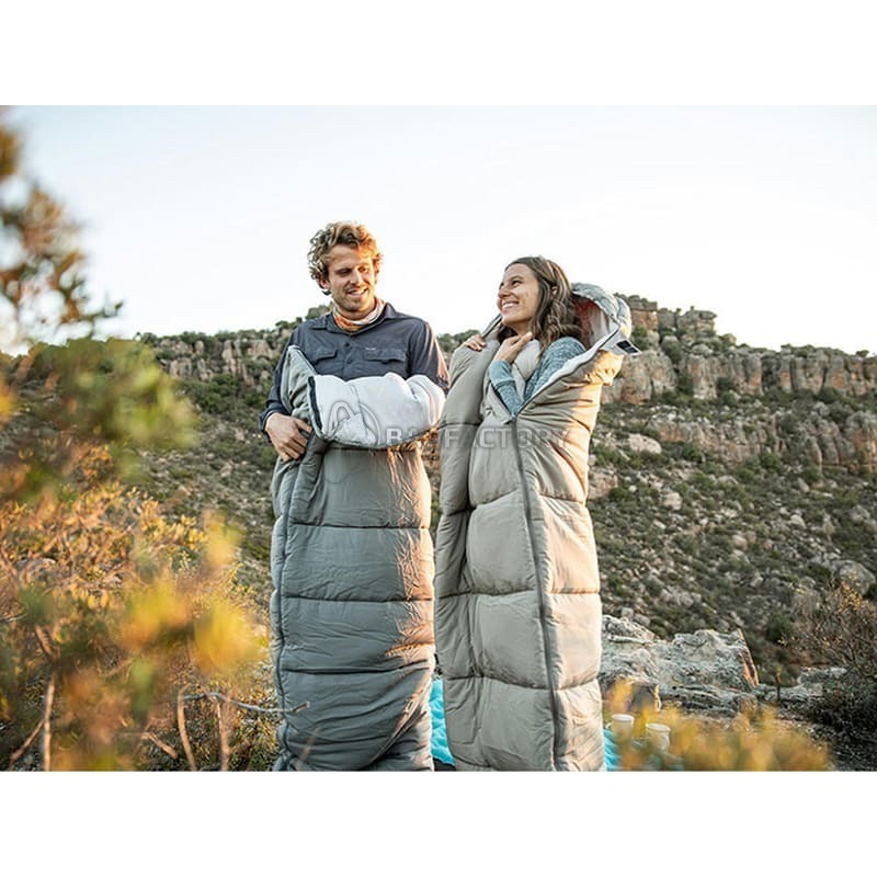 Спальний мішок Naturehike M400 CNK2350WS023 (1°C) лівий сірий 220 см (6927595776049)