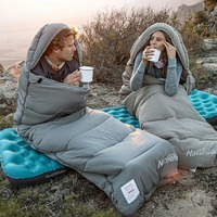 Спальний мішок Naturehike M400 CNK2350WS023 (1°C) лівий сірий 220 см (6927595776049)