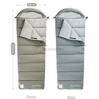 Спальний мішок Naturehike M400 CNK2350WS023 (1°C) правий сірий 220 см (6927595776056)