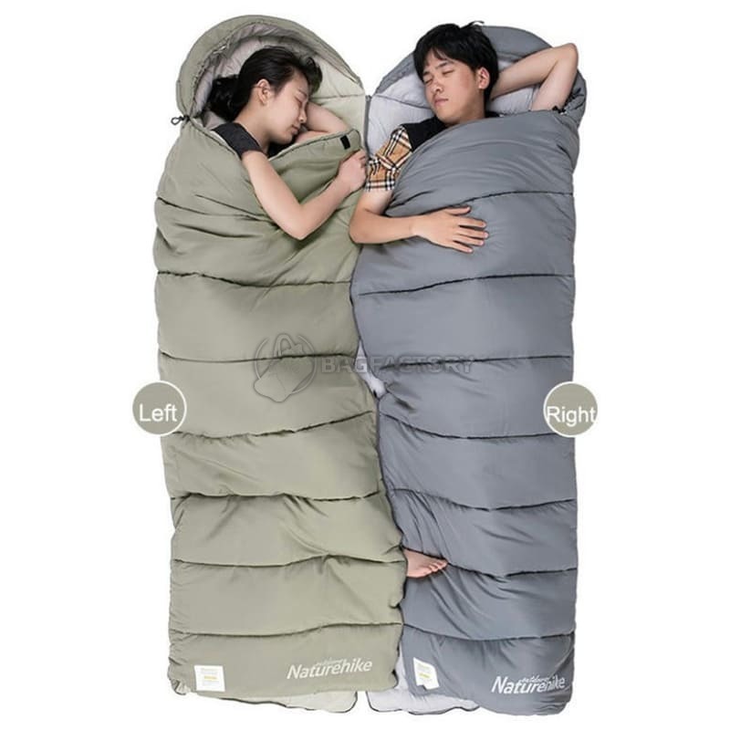 Спальний мішок Naturehike M400 CNK2350WS023 (1°C) правий зелений 220 см (6927595776087)