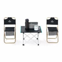 Cтіл розкладний Naturehike NH19Z008-Z алюміній L чорний (6927595750773)