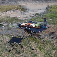 Cтіл розкладний Naturehike NH20JJ0201680D Oxford/алюміній L бежевий (6927595763438)