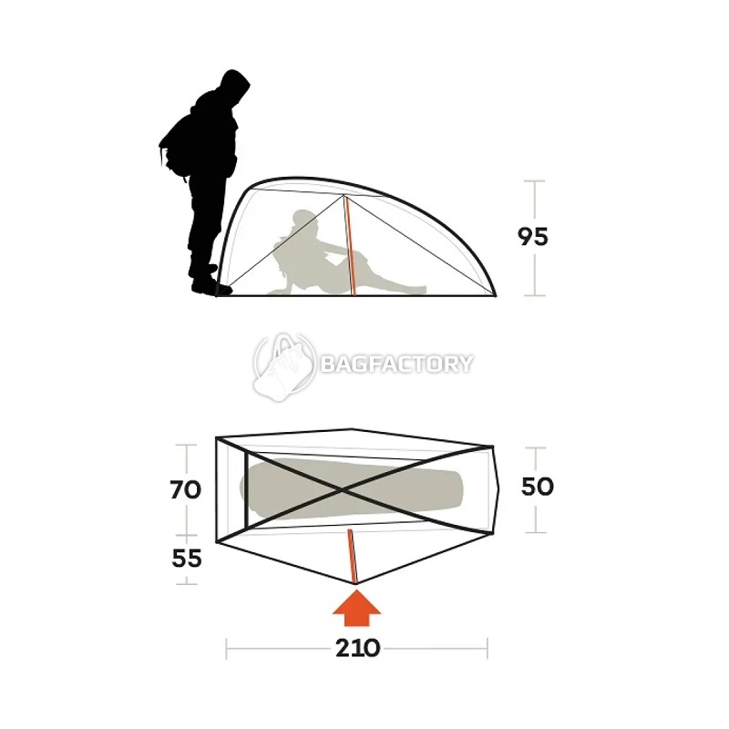 Намет одномісний Ferrino Nemesi 1 Pro Green (931776)