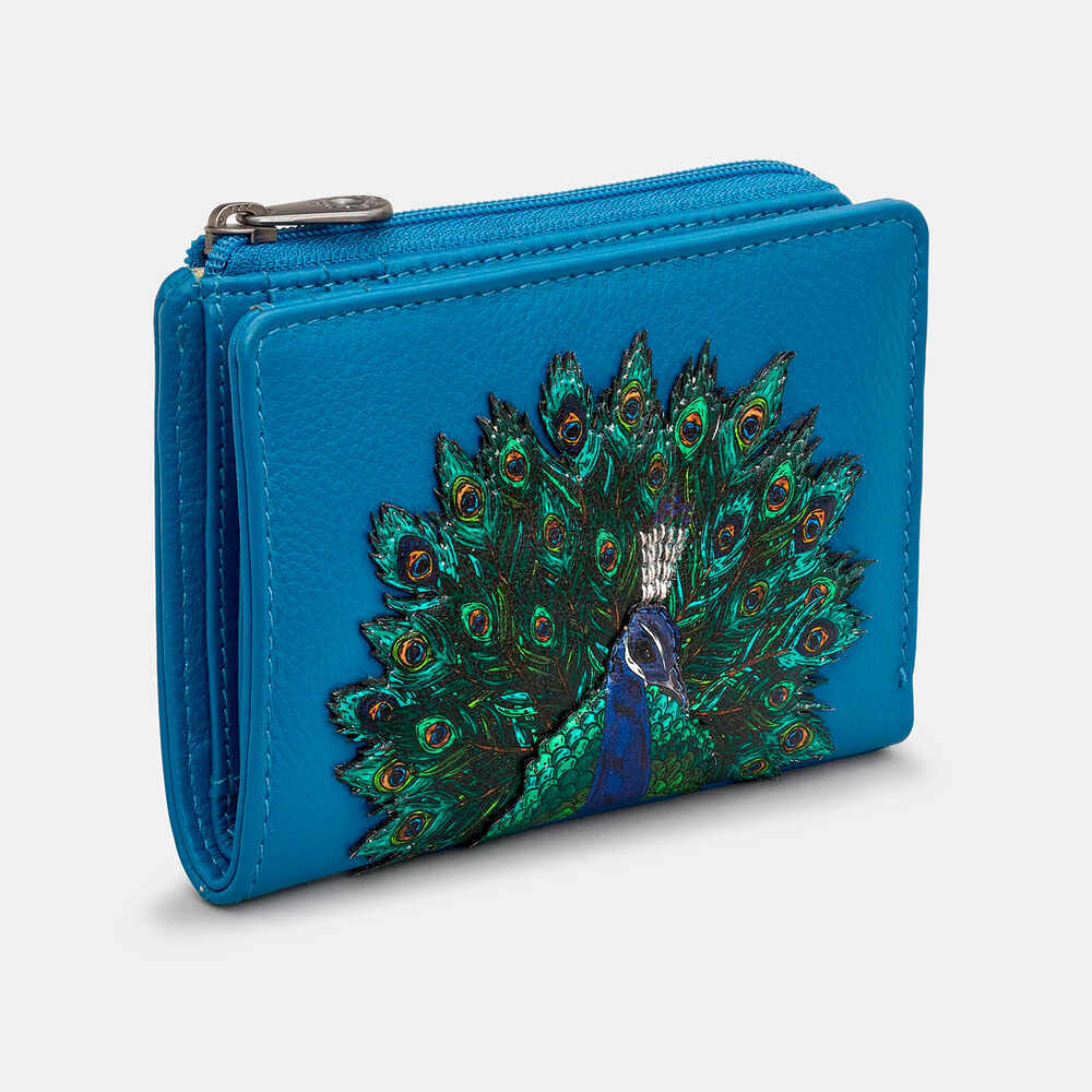 Гаманець жіночий Yoshi Y1275 Peacock Plume Petrol Blue (Y1275 PCK 48)