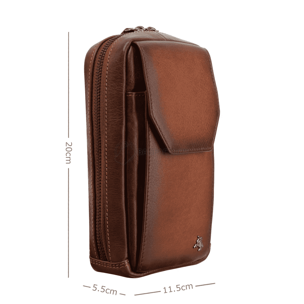 Чоловіча шкіряна сумка Visconti AT45 Alex Burnish Tan (AT45 B/TAN)