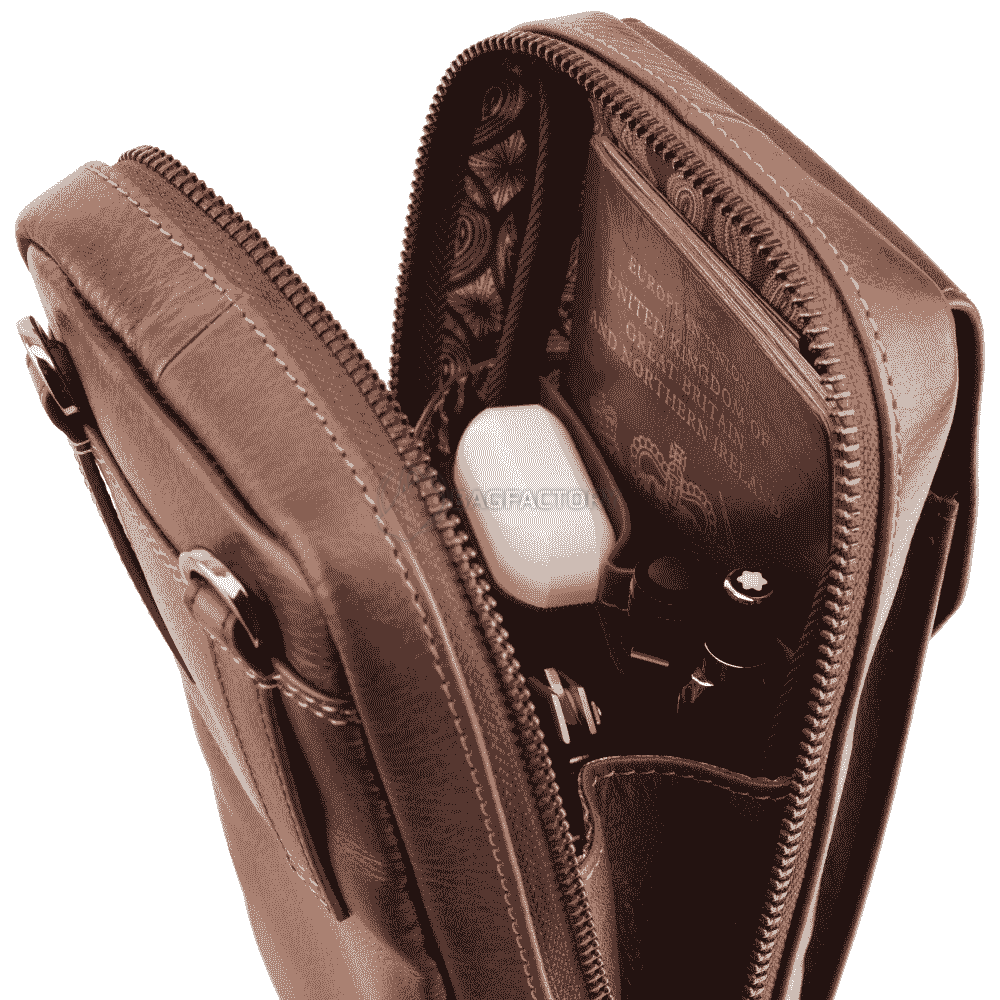 Чоловіча шкіряна сумка Visconti AT45 Alex Burnish Tan (AT45 B/TAN)