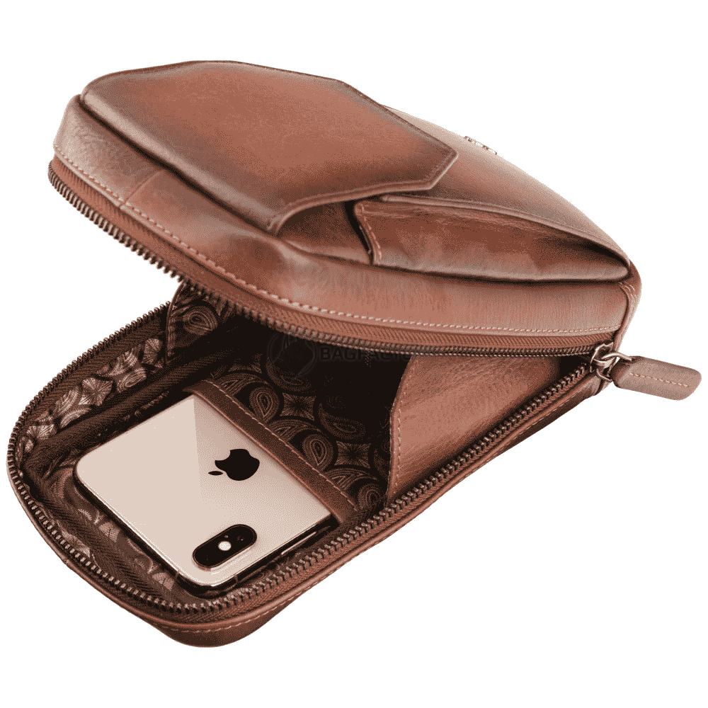 Чоловіча шкіряна сумка Visconti AT45 Alex Burnish Tan (AT45 B/TAN)