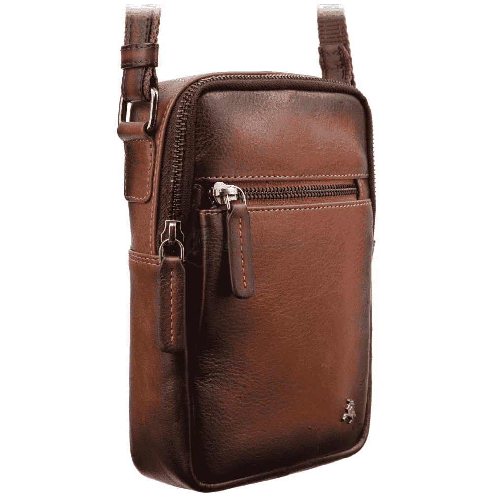 Чоловіча шкіряна сумка Visconti AT43 Gianni Burnish Tan ( AT43 B/TAN)