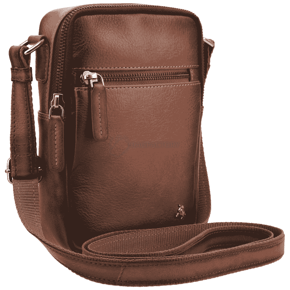 Чоловіча шкіряна сумка Visconti AT43 Gianni Burnish Tan ( AT43 B/TAN)