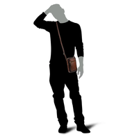 Чоловіча шкіряна сумка Visconti AT43 Gianni Burnish Tan ( AT43 B/TAN)