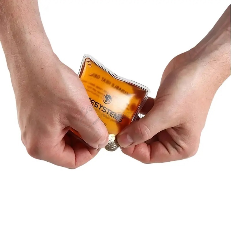 Багаторазова хімічна грілка для рук BaseCamp Reusable Hand Warmer (BCP 80600)