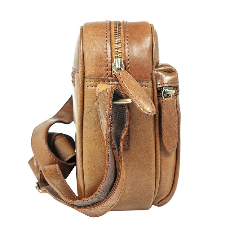 Сумка шкіряна через плече Ashwood T72 Honey (T72 HONEY)