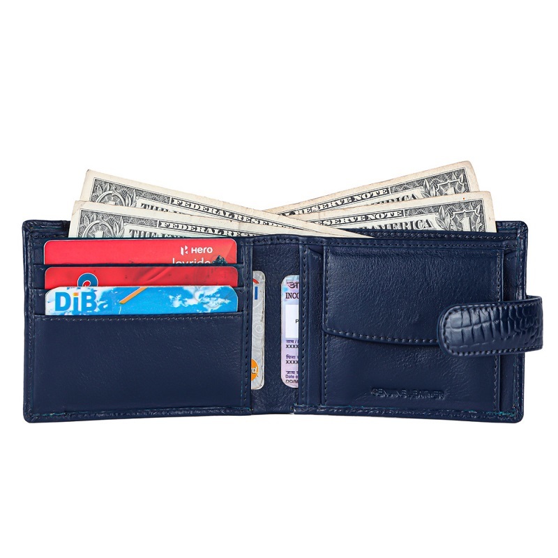 Гаманець чоловічий Hammonds Flycatcher HF502 Croc Blue (HF502_CROC-PLN_BU)