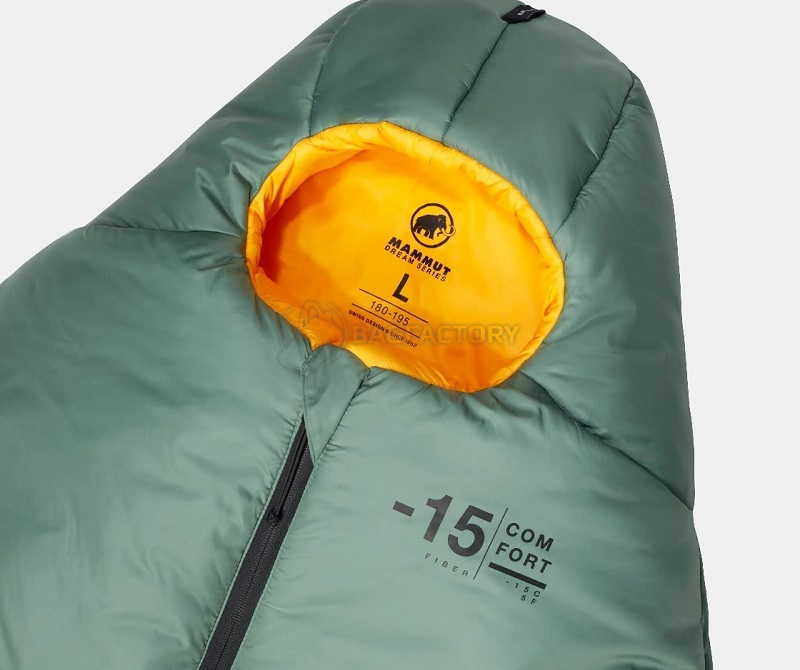 Спальний мішок Mammut Comfort Fiber Bag -15C L Cypress (7619876375254) 