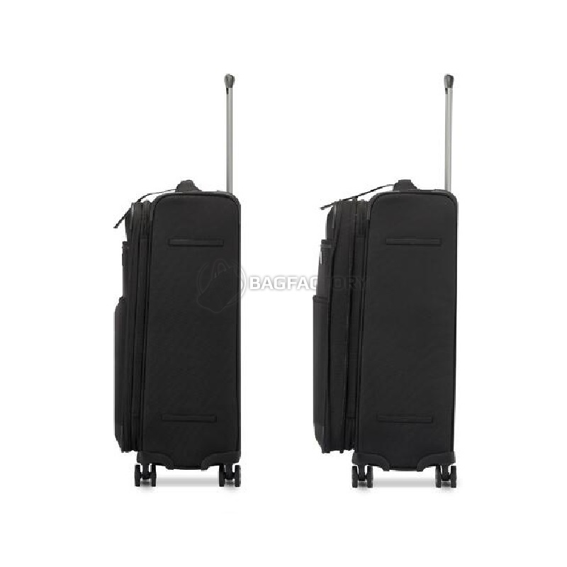 Валіза на 4-х колесах Roncato Uno Soft 3.0 74/88л Чорний (414652/01)